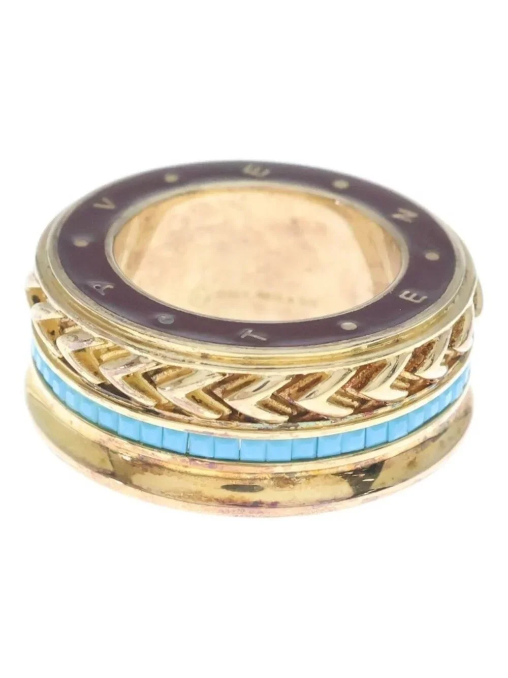 Bottega Veneta Design Ring Gold